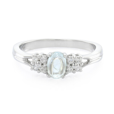 Bague en argent et Tourmaline Paraïba