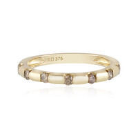 Bague en or et Diamant champagne I2