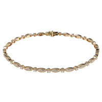 Bracelet en or et Diamant SI2 (G)