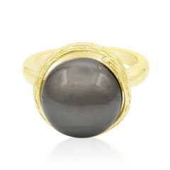 Bague en argent et Perle de culture de Tahiti (TPC)