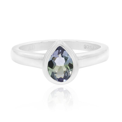 Bague en argent et Tanzanite non chauffée