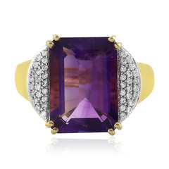 Bague en argent et Améthyste
