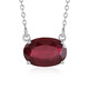 Collier en argent et Rubis de Madagascar (de Melo)