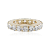 Bague en or et Saphir blanc (de Melo)