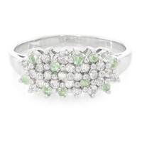 Bague en argent et Tourmaline Paraïba