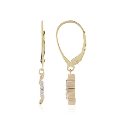Boucles d'oreilles en or et Diamant SI1 (H)