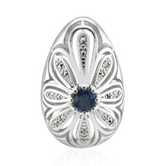 Pendentif en argent et Saphir bleu (Annette classic)