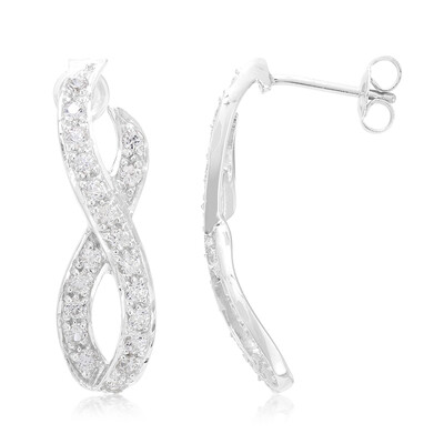 Boucles d'oreilles en argent et Zircon