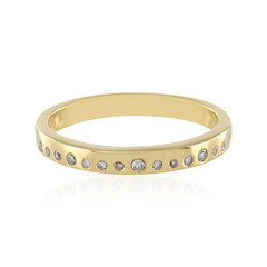 Bague en argent et Diamant champagne I3