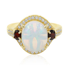 Bague en argent et Opale Welo