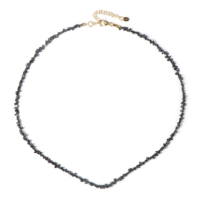 Collier en argent et Diamant noir