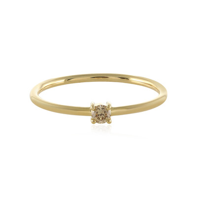 Bague en or et Diamant champagne SI1