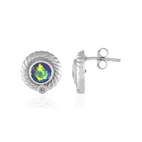 Boucles d'oreilles en argent et Opale Mezezo
