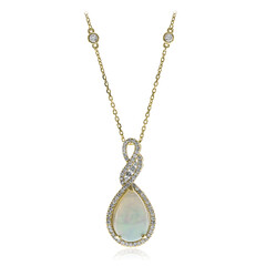 Collier en or et Opale Welo AAA (CIRARI)
