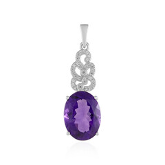 Pendentif en argent et Améthyste de Sibérie