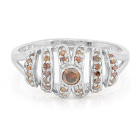 Bague en argent et Diamant fantaisie