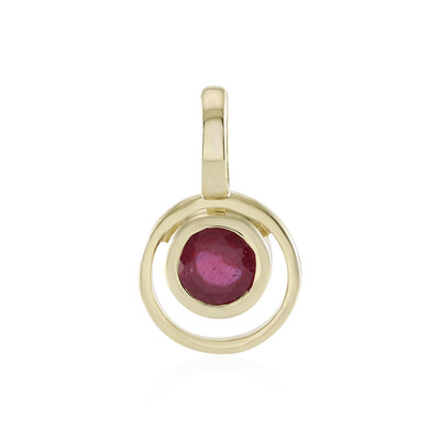 Pendentif en or et Rubis de Madagascar