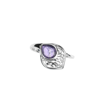 Bague en argent et Améthyste (dagen)