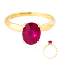 Bague en or et Rubis de Madagascar (de Melo)