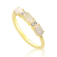 Bague en or et Opale Welo