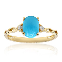 Bague en or et Turquoise arizona (CIRARI)