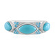 Bague en argent et Turquoise Sleeping Beauty (KM by Juwelo)