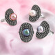 Bague en argent et Perle de culture de Tahiti (Annette classic)