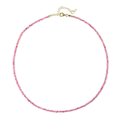 Collier en argent et Tourmaline rose
