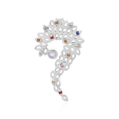 Pendentif en argent et Opale Welo (MONOSONO COLLECTION)
