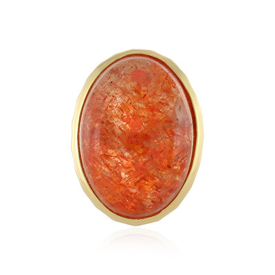 Pendentif en argent et Pierre du Soleil (MONOSONO COLLECTION)