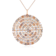 Collier en argent et Pierre de Lune blanche (KM by Juwelo)