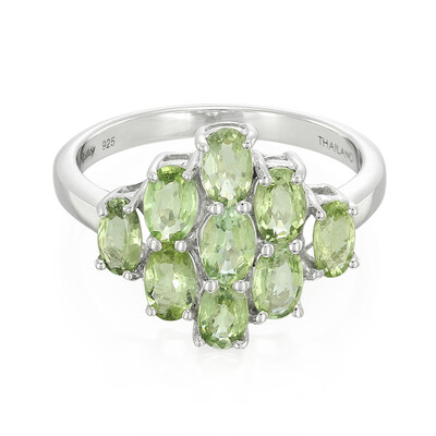 Bague en argent et Tourmaline Paraïba