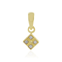 Pendentif en argent et Diamant SI1 (I)