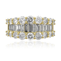 Bague en or et Diamant SI2 (H) (CIRARI)