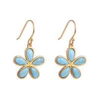 Boucles d'oreilles en argent et Larimar