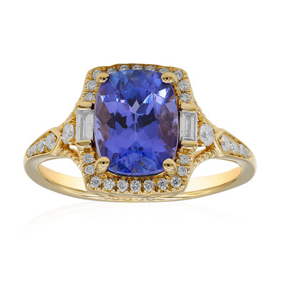 Bague en or et Tanzanite AAA (CIRARI)