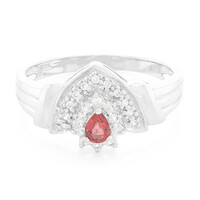 Bague en argent et Rubis de Tanzanie