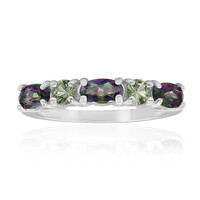 Bague en argent et Quartz mystique