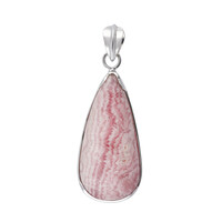 Pendentif en argent et Rhodochrosite (Bali Barong)