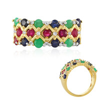 Bague en argent et Emeraude de Socoto