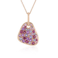 Collier en argent et Grenat Rhodolite (KM by Juwelo)