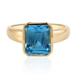 Bague en or et Topaze de Marambaia (Tenner Diniz)