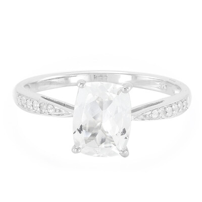 Bague en argent et Goshénite