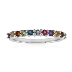 Bague en argent et Péridot de Birmanie