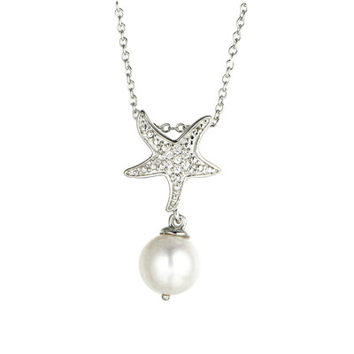 Collier en argent et Perle de culture d'eau douce