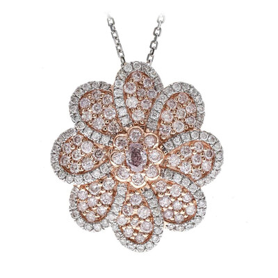 Collier en or et Diamant rose I1 (CIRARI)