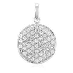 Pendentif en argent et Topaze blanche