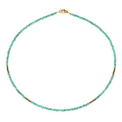 Collier en argent et Turquoise arizona (Riya)