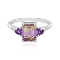 Bague en argent et Amétrine d'Anahi