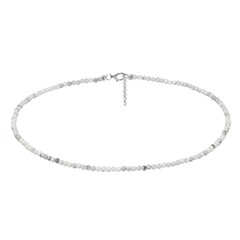 Collier en argent et Opale dendritique